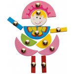 Woody deska s pribíjacími tvary růžová 91101 – Zbozi.Blesk.cz