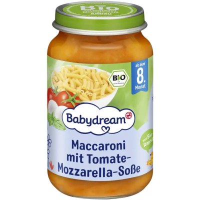 Babydream BIO makarony s rajčaty a mozzarellou 220 g – Zbozi.Blesk.cz