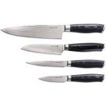 G21 Gourmet Damascus Sada nožů v bambusovém bloku 4 ks – Zboží Mobilmania