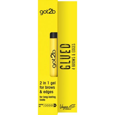 got2b Glued transparentní fixační gel pro uhlazení vlasů 2 v 1 16 ml – Hledejceny.cz