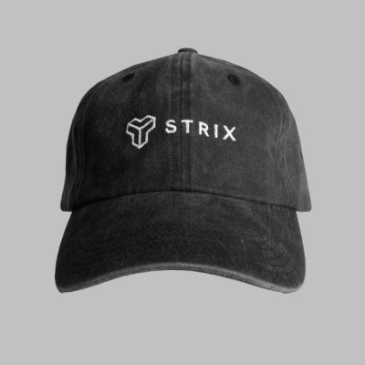 STRIX Washed Cap Black – Sleviste.cz