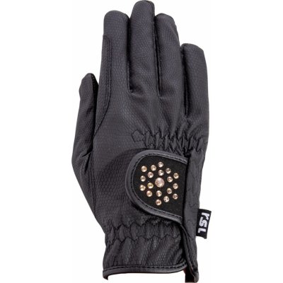 RSL Rukavice s kamínky Ascona černá /rose gold – Zboží Mobilmania