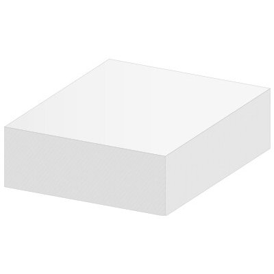 Blok kostka bílá 9x9x3,5 cm - sypaná – Hledejceny.cz