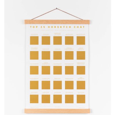 Magnetický rám na plakát (hnědý, 31 cm) – Zboží Dáma