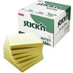 Bloček samolepicí Stick´n 76x76 mm, past. žlutý, 6x100 líst. – Hledejceny.cz