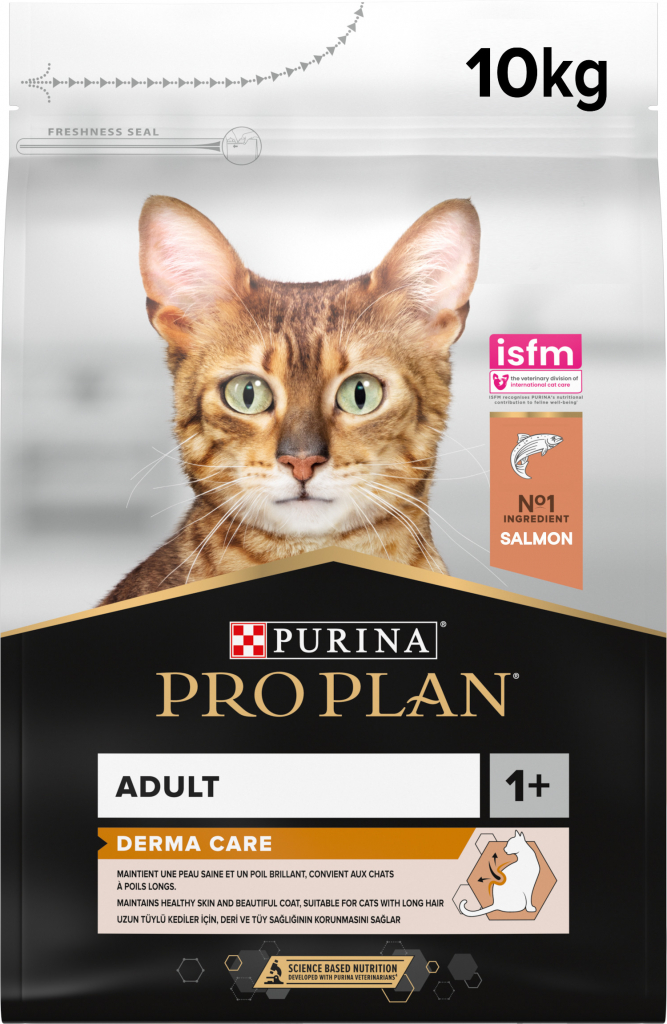 Pro Plan Adult Cat Derma Care losos 10 kg