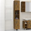 Koupelnový nábytek Nábytek XL Koupelnová skříňka kouřový dub 30x30x179 cm kompozitní dřevo