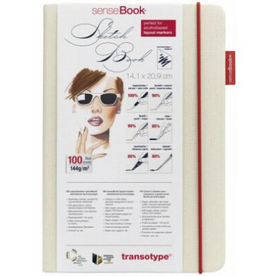 Transotype Sensebook skicák bílé plátno – Sleviste.cz