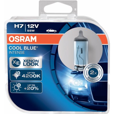 Osram Cool Blue Intense H7 Px26d 55W 12V 2ks – Zboží Mobilmania