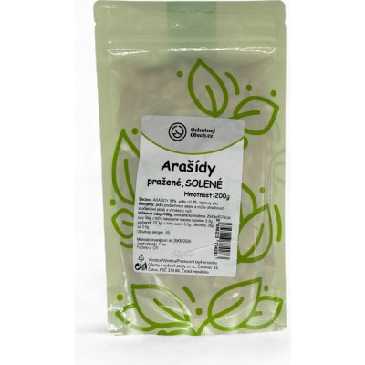 Ochutnej ořech Arašídy pražené solené 200 g – Zboží Dáma