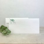 Obálka bílá perleť s eukalyptem DL 220 x 110 mm - DIY - 20 ks – Zboží Živě