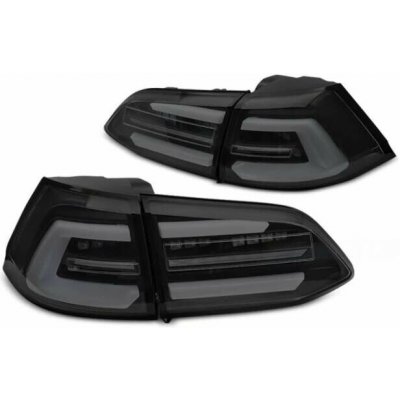 Zadní světla VW GOLF 7 13-17 černá/kouřová LED SEQ – Hledejceny.cz