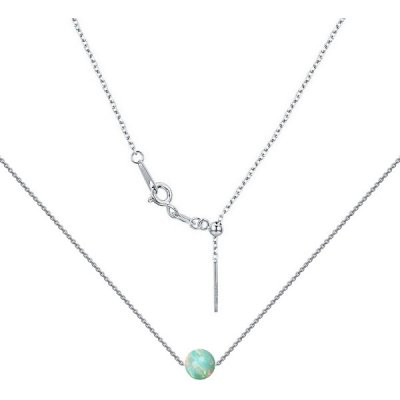 Nubis Stříbrný s opálem kulička NBS02-OP03 – Zbozi.Blesk.cz