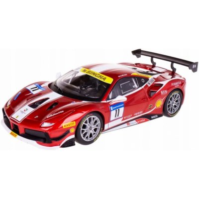 Bburago Ferrari Racing 488 Challenge 2017 červené 1:24 – Hledejceny.cz