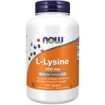 NOW Foods L-Lysin 500 Vegan 100 kapslí – Hledejceny.cz
