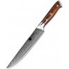 Kuchyňský nůž NAIFU Plátkovací nůž z damaškové oceli 8" o celkové délce 33,3 cm