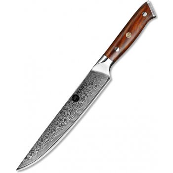 NAIFU Plátkovací nůž z damaškové oceli 8" o celkové délce 33,3 cm