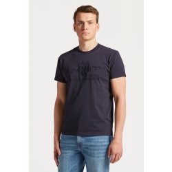 Gant tričko REG TONAL SHIELD SS T-SHIRT modrá