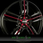 Ronal R57 7,5x19 5x108 ET55 Jetblack red spoke – Hledejceny.cz
