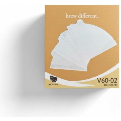 kawio Papírové filtry V60-02 100 ks Bílé – Zboží Mobilmania