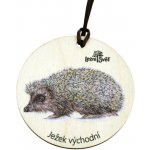 Lesní svět Dřevěná medaile klasik ježek – Zboží Dáma