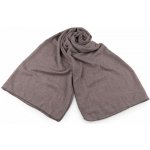 Letní šátek šála s ozdobným lemem 1 béžová světlá – Zboží Mobilmania