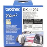 Brother 17mm x 54mm, bílá, 400 etiket, DK11204 – Hledejceny.cz