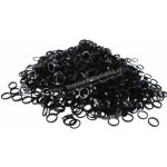 Show Tech černé gumičky - 1000 ks – Zbozi.Blesk.cz