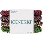 KKNEKKI Gumička do vlasů Kknekki no. 66 – set 4 ks, fialová barva, textil – Hledejceny.cz