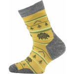Lasting dětské merino ponožky TJL hořčicové – Sleviste.cz