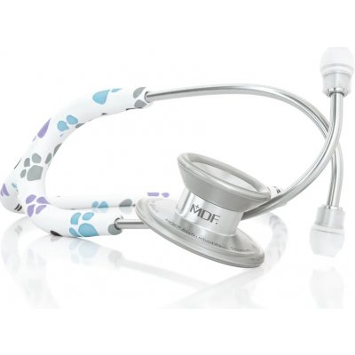 MDF 777 MD One® Epoch® Titanium Adult Stethoscope – Paws/ Silver (Fonendoskopy) – Hledejceny.cz