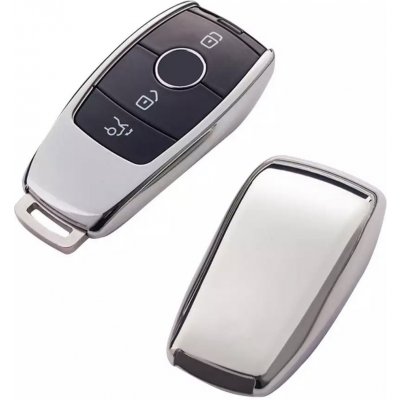 Silikonový kryt pro klíč Mercedes Benz stříbrný EIC 204 – Zboží Mobilmania