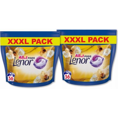 Lenor Gold Orchid kapsle na praní 2 x 56 PD – Zbozi.Blesk.cz