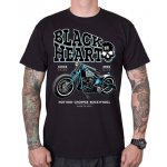 Pánské motorkářské black Heart tričko blue BOBBER černá – Zboží Mobilmania