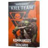 Příslušenství ke společenským hrám GW Warhammer Kill Team Kommandos Datacards