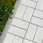 Best Parkan V Obrubník 100 x 30 x 5 cm přírodní beton 1 ks – Zboží Mobilmania