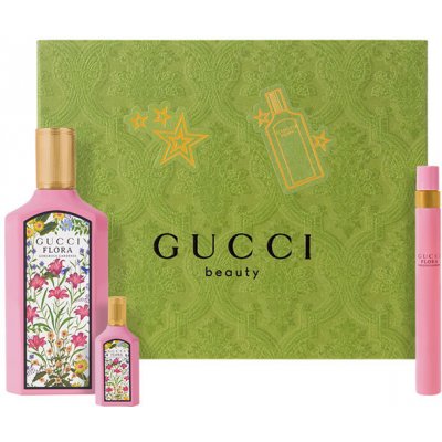 Gucci Flora By Gorgeous Gardenia EDP 100 ml + EDP 10 ml + EDP 5 ml dárková sada