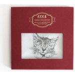 Ëtex Luxusní dámské látkové kapesníky ANIMAL ruční tisk kočka – Zboží Dáma
