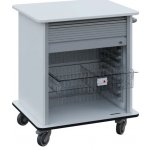 DEXTER 23 TRANSPARENT vozík boxový, roletový, nízký, 880x780x620 mm, bílá – Hledejceny.cz