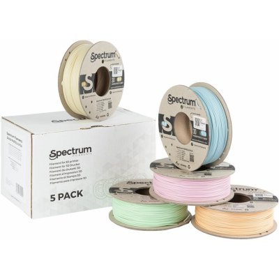 Spectrum PLA Pastello 1.75mm Orange 5x 0.25kg – Zboží Živě