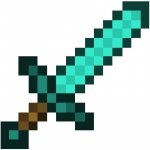 Minecraft diamantový meč 51 cm – Hledejceny.cz