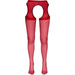 Punčochové kalhoty Cottelli Legwear červené – Zboží Dáma