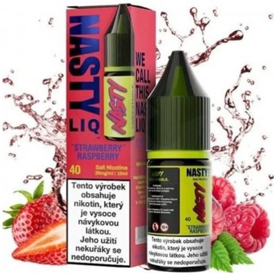 Nasty LIQ Salt Strawberry Raspberry 10 ml 20 mg – Zbozi.Blesk.cz