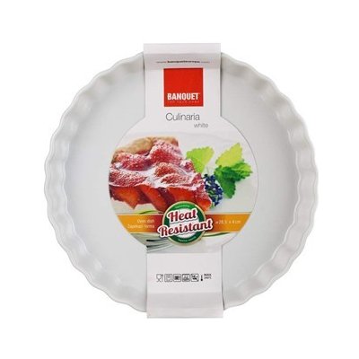 Banquet Zapékací forma kulatá 28,5cm Culinaria White – Hledejceny.cz