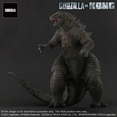 X-plus Godzilla vs Kong 2021 TOHO Large Kaiju Series PVC Statue Godzilla 26 cm