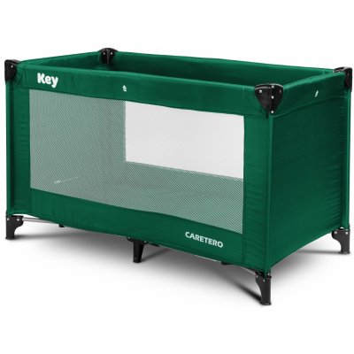 Caretero Cestovní postýlka Key Dark Green – Hledejceny.cz