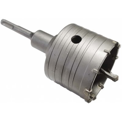Příklepová vrtací korunka průměr 75mm se stopkou 110mm SDS+ – Sleviste.cz