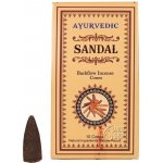 Ayurvedic Vonné jehlánky Tekoucí dým Santal 10 ks – Zboží Mobilmania