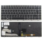 česká klávesnice HP EliteBook 745 G5 840 G5 846 G5 840 G6 846 G6 černá/stříbrná CZ/SK touchpoint podsvit – Zboží Mobilmania