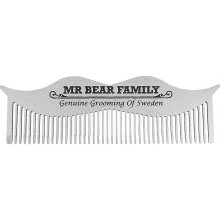 Mr Bear Family Grooming Tools ocelový hřeben na vousy